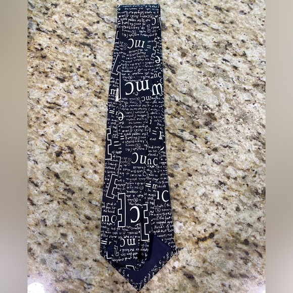 Rene Chagal Hand Made Novelty Albert Einstein Tie Neck Tie Necktie - Picture 3 of 8